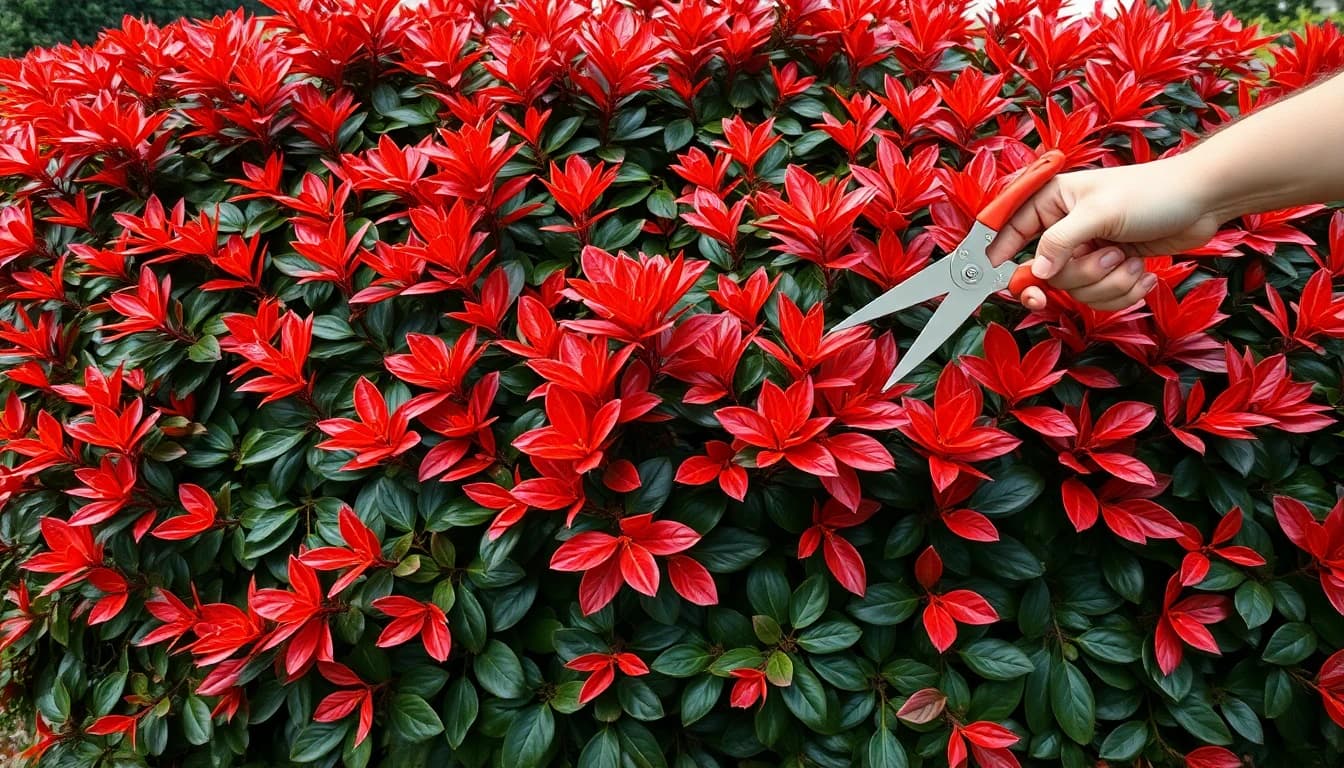 Taille du photinia : quand tailler pour avoir un maximum de rouge