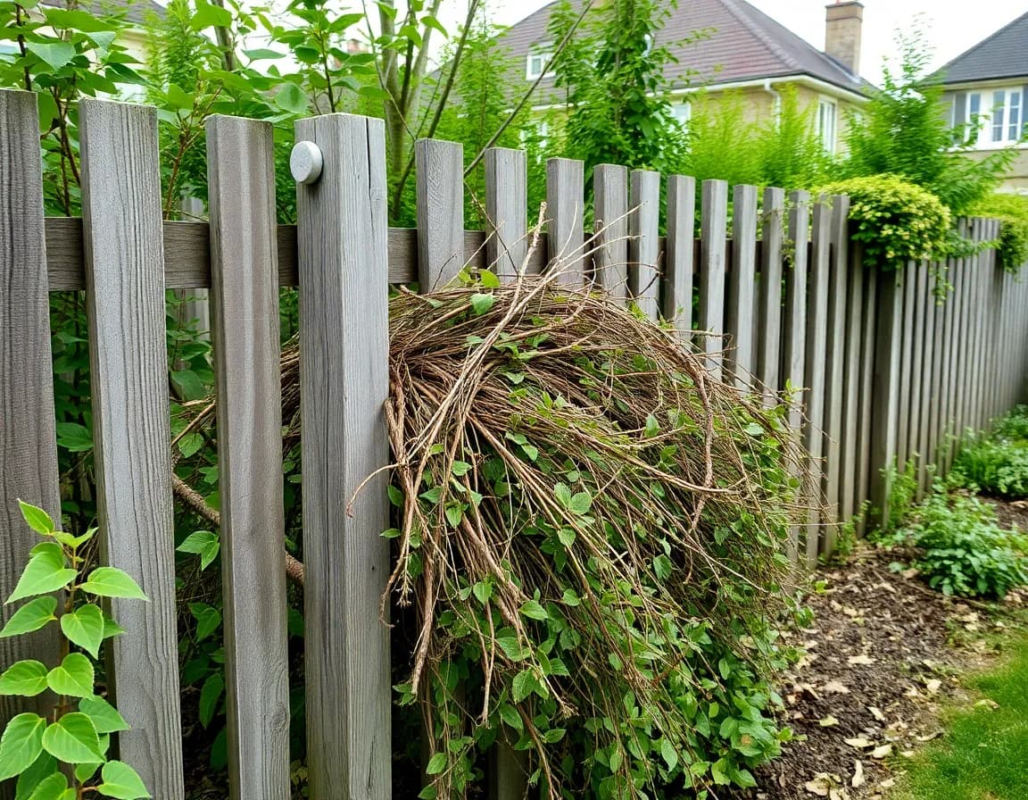 Mon voisin met ses déchets verts contre ma clôture : que faire ?